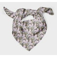 thumbnail image 3 of Bimba Gray Stripe & Printed Pure Silk Scarf Neck Wrap Summer Hair Bandanas For Women 40 x 80 Inches, 3 of 6