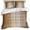 Brown, variant on 3 Piece Purple Gray Ombre Duvet Cover Set Twin Size, Microfiber Comforter/Quilt Cover with Corner Ties and 2 Pillowcases, Vintage Country Wooden All Season Soft Bedding with Zipper Closure