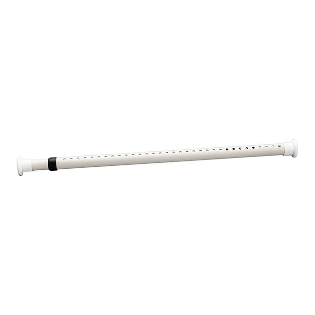 simhoa Tringle à Rideaux Extensible et Réglable à Ressort, Tringle de Tension pour Rideaux, Barres, Sans Perçage, Tringle de Garde-Robe pour Vêtements - Blanc 210-260 cm