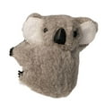 thumbnail image 1 of Pinzas para el pelo con forma de koala de peluche, pasadores para el pelo, alfileres de resina hechos a mano. gris, 1 of 9