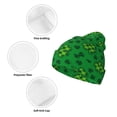 thumbnail image 3 of Kdxio St Patrick's Day5 Winter Beanie for Men Women Beanie Knit Hat Cuffed Cap Beanie Knit Chunky Snow Cap, 3 of 6