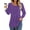 1 Purple, variant on Pleated Blouses for Women Dressy Casual Long Sleeve Shirts Fall Tunic Tops