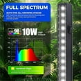 thumbnail image 3 of T5 Grow Lights for Indoor Plants, 2FT 5000K Full Spectrum LED Grow Light with Black Cover, T5 Grow Light Strip, Under Cabinet Plant Light with Switch Cord, Linkable, Plug and Play, 4 Packs, 3 of 6