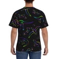 thumbnail image 3 of Bixox Men's Dinosaur Printed Short Sleeve Skinny Athletic T-Shirt, 3 of 6