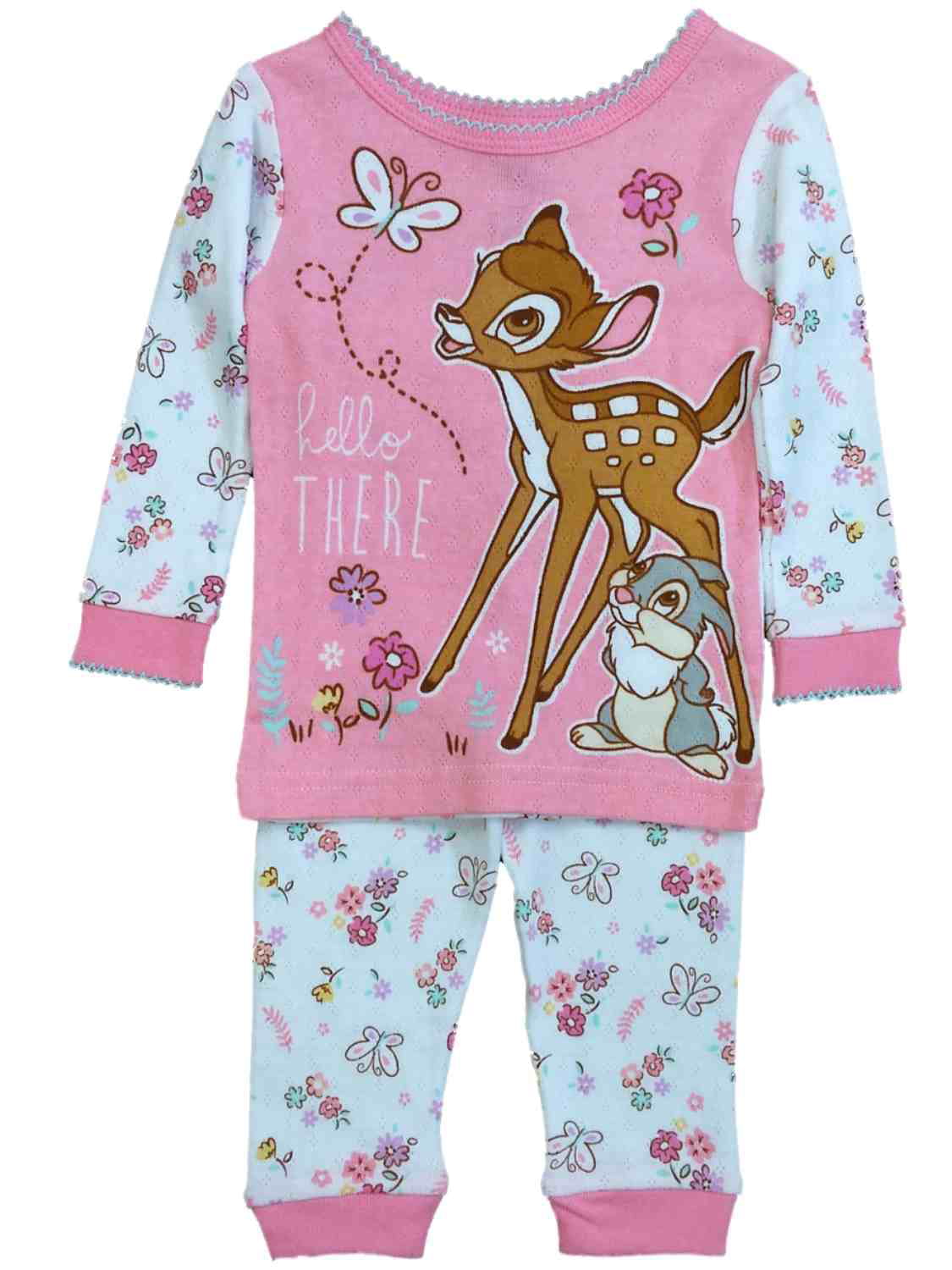 Disney Bambi Ladies Thumper Short Sleeve Pjs Pyjama Set