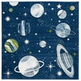thumbnail image 2 of SAFAVIEH Carousel Kids World of Planets Area Rug, Navy/Ivory, 3' x 3' Square, 2 of 11