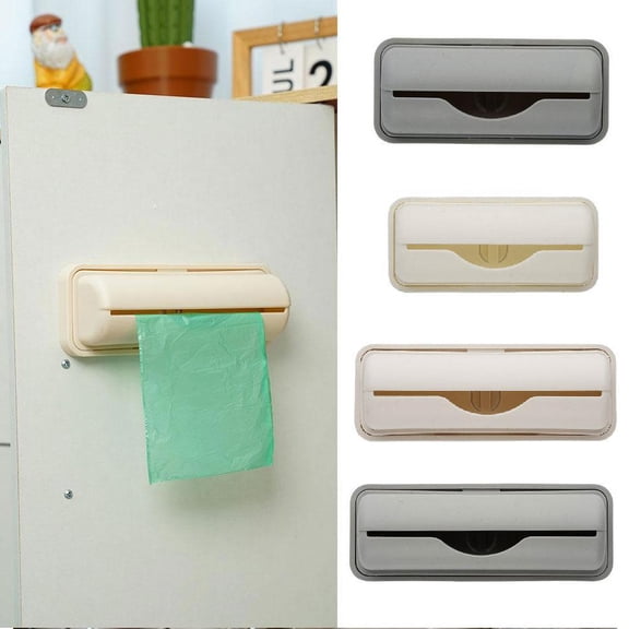 Blarkrus Trash Can Liner Dispenser,Trash Bag Dispenser Roll Holder,Wall Mount Garbage Bag Storage Box for Kitchen, Bathroom and Toilet