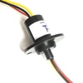 thumbnail image 2 of Taidacent 3 cables 4 cables 5A 10A 15A 30A Anillo colector eléctrico Anillo colector Junta de contacto eléctrico rotatorio Conector giratorio Conmutador (3 cables 15A Diámetro 22 mm), 2 of 5