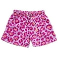 thumbnail image 4 of XAOFW Mens Shorts With Leopard Print Mesh Shorts Fitness Sports Beach Shorts For Men Versatile Bottom L, 4 of 4
