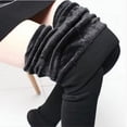thumbnail image 4 of Leggings de terciopelo perlado para mujer, otoño e invierno, además de pantalones de una pieza acolchados de terciopelo, pantalones ajustados y cálidos, 4 of 6