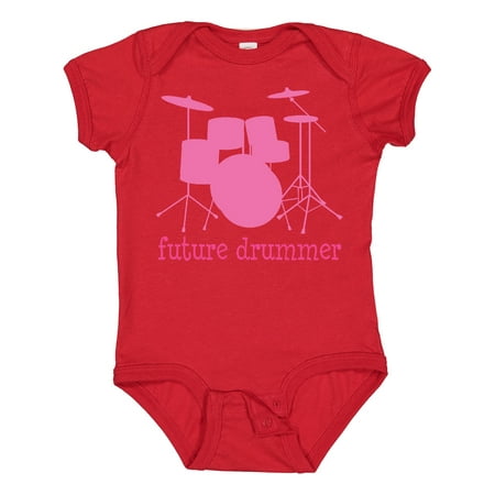 

Inktastic Future Drummer Girls Gift Baby Girl Bodysuit