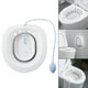 thumbnail image 4 of Baño de asiento Lavabo de cadera Plegable Bidé portátil Se adapta al inodoro Gris+Enjuague Zulema Bañera de asiento para inodoro, 4 of 8