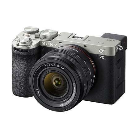Sony a7C ILCE7CM2L - Digital camera - mirrorless - 33.0 MP - Full Frame - 4K / 60 fps - 2.1x optical zoom 28-60mm lens - Wi-Fi Bluetooth - silver