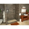 thumbnail image 4 of Tile Redi RT4260L-PVC-BN3 Redi Trench 42" X 60" Rectangular Shower Base - Nickel, 4 of 6
