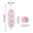 thumbnail image 2 of 2 In 1 Shower & Back Scrubber Exfoliating Back Scrubber Long Body Scrub Sponge Shower Loofah With Handle For Women Men Deep Clean Body Washing With Suction Cup Cleaning Brush, 2 of 6