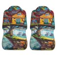 thumbnail image 5 of Fotbe Whimsical Treehouse Painting Pattern Automotive Seat Covers for Cars Trucks and SUVs – Car Seat Covers for Front Seats,Protective Seat Covers,Vehicle Seat Covers, Set of 2, 5 of 9