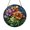 Acrylic 3.5 Inch, variant on Frog and Flowers Stained Glass Suncatcher – Decorative Window Hanging
