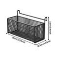 thumbnail image 7 of CoudarTitie Bedside Hanging Storage Basket Hanging Organizer for Bedroom Hotel Bed Rails M, 7 of 7
