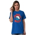 thumbnail image 4 of Old School Brainy Smurf Trouble Maker Men's Graphic T Shirt Tees Brisco Brands M, 4 of 6