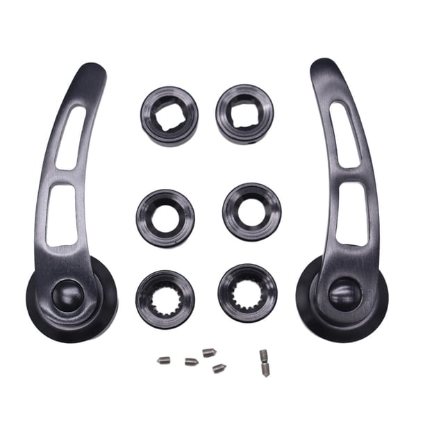 Kit de manija de puerta de aluminio Billet de 4 1/4 ", negro, resistente, fácil instalación, accesorios para coche, piezas de repuesto, repuestos
