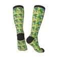 thumbnail image 4 of Fotbe Cartoon Koala Bear and Leaf print Women's Men's Novelty Crew Socks Cotton Socks Knee High Socks for Walking,Running,Nurses,Pregnancy, 4 of 9