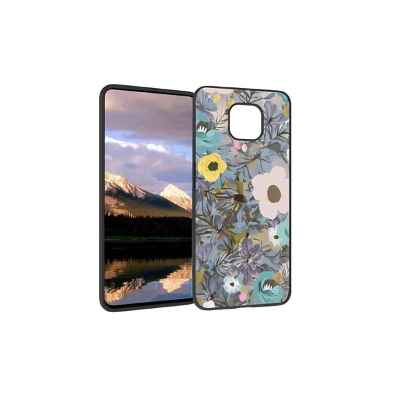 Compatible with Moto G Power 2021 Phone Case, Flowers 143 Case Men Women, Flexible Silicone Shockproof Case for Moto G Power 2021
