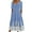 Blue dresses, variant on Dresses for Women 2024 Fall Comfy Cotton High Waist Flowy Pleated Swing Vintage Graphics Tunic Pocket Dresses Western Print Short Sleeve V-Neck Long Formal Dresses for Women Blue XL