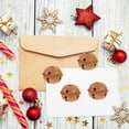 thumbnail image 5 of OUNONA 24Pcs Rusty Craft Bells Metal in Chocolate with Crisp Sound for Holiday Decorations, 5 of 6