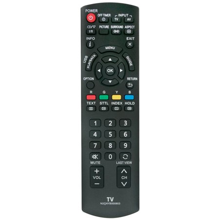 Infared Remote Control N2QAYB000803 Replace for Panasonic LCD TV THL32XM5A THL32EM5A THL39EM5A