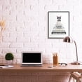 thumbnail image 2 of Stupell Industries Cute French Bulldog Puppy Sitting on Glam Bookstack Designed by Amanda Greenwood, 2 of 7