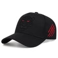 thumbnail image 1 of Knite Gorra Negra Tigre Béisbol Poliéster Hip Hop Hombre Unisex Ajustable, 1 of 3