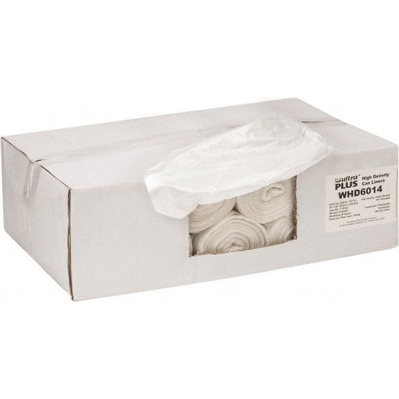 PRO-SOURCE 60 Gal 0.55 mil Household/Office Trash Bag 38" Wide x 60" High, Clear