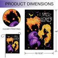 thumbnail image 2 of Halloween I Smell Children Garden Flag Double Sided, Sanderson Sisters Witches Hocus Pocus Decorative Yard Outdoor Home Small Decor, Funny Holiday Black Outside House Decoration 12 x 18, 2 of 6