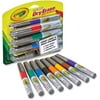 Crayola Dry Erase Marker, Assorted, Non-Toxic