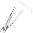 thumbnail image 3 of Hair Cutting Scissors Professional Home Haircutting Barber/Salon Thinning Shears Kit with Comb and Case for Men/Women (Silver), 3 of 7