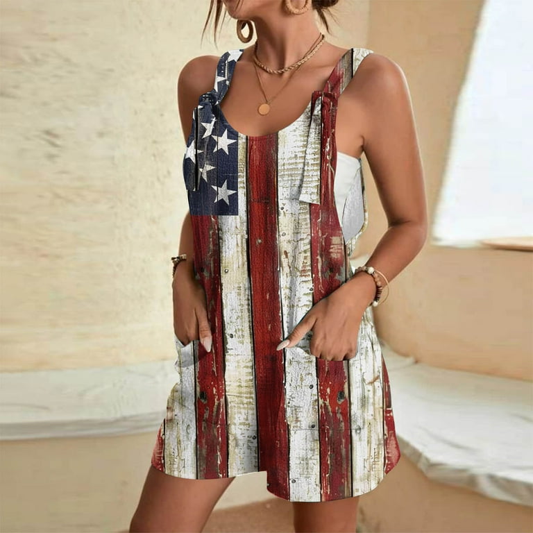 Drses Cute Short Jumpsuits Women Print Rompers One Piece Wide Leg