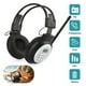 thumbnail image 3 of Auriculares portátiles con broadcast FM, orejeras, auriculares inalámbricos con pilas, receptor de broadcast FM para caminar, trotar, libre, 3 of 9