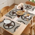 thumbnail image 5 of Independence Day Placemats Set of 12, Vintage Rustic Style Dark Brown Non-Slip Place Mats Washable Table Mats for Kitchen Dining Table Decorations Indoor/Outdoor, 5 of 9