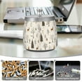 thumbnail image 6 of Yayeee Ashtray with Lid for Cigarette Smokeless Stainless Steel Home Ash Holder, Beige Christmas Forest, 6 of 7