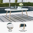 thumbnail image 4 of Signature Design by Ashley Seton Creek White Outdoor Dining Table, 4 of 10
