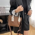 thumbnail image 5 of DIY PU Leather Shoulder Bag Making Kit DIY Leather Silk Ribbon Shoulder Tote Bag Making Material Women Handicraft Crossbody Bag Making Tool Kit Handmade Craft Bag Making Accessories Brown, 5 of 9