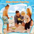 thumbnail image 5 of Beach Toys Set for Kids, Bucket and Spade Beach Set, Sandpit Toys, with Collapsible Beach Bucket, Kids Sand Beach Toys, Water Toys, Sandpit Toys, Outd, 5 of 5