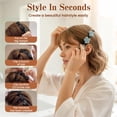 thumbnail image 3 of Sparkling Crystal Stone Braided Hair Clips, 2026 New Elegant Decorative Hair Accessories for Party, Easily Braided Hair Bands, Rhinestone Hairs Clips for Women and Girls (Multi-color, 2pcs), 3 of 7