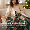thumbnail image 3 of Christmas Throw Blanket - Soft and Warm Sherpa Christmas 3D Gingerbread Throw Blankets for Couch, Sofa, Bed, Decoration Gift 50"x60", 3 of 8