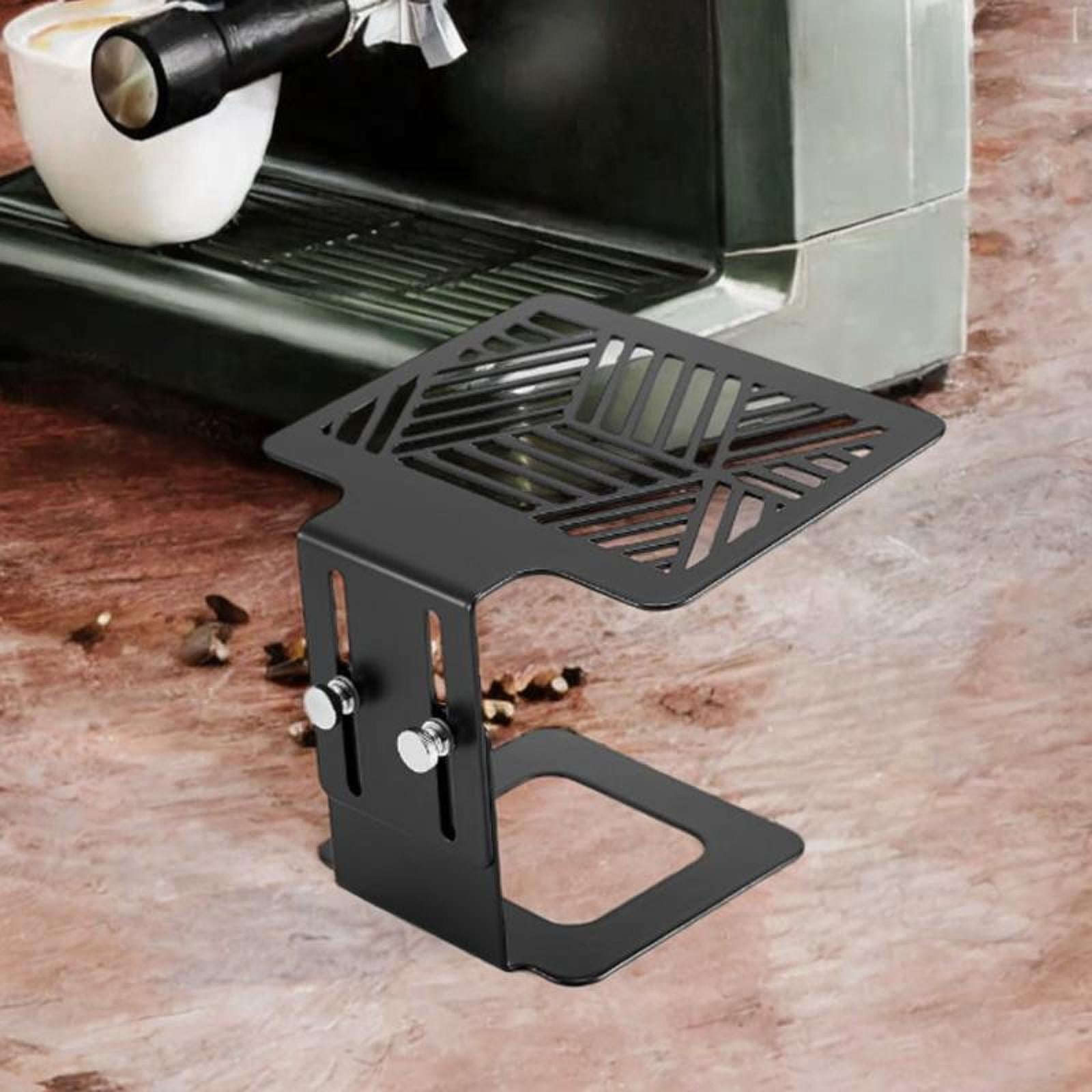 Fancyes Café Café Café Café Weighing Adjustable Height Protection Tools Weighing Frame for Coffee Extraction for Coffee Extraction Black