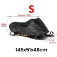 thumbnail image 2 of Snowmobile Cover Waterproof Dust Trailerable Sled Cover 145X51X48cm, 2 of 5