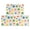Geometric Circle Beige Pattern-1, variant on Geometric Stripe Pink Pattern Anti Fatigue Kitchen Rugs Set Of 2, Non Slip Washable Decorative Floor Mats for Kitchen Sink Laundry, 17"x30" and 17"x47"