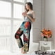 thumbnail image 5 of Fotbe Beautiful Red Train Hot Air Balloon Pantalones de Pijama para Mujer, Pantalones de Dormir, Pantalones Pj con Cordón y Bolsillos-Small, 5 of 6