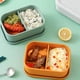 thumbnail image 4 of Caja de almuerzo de silicona Bento cajas con tapa a prueba de fugas Contenedores para adultos Feliz Sencillez, 4 of 5