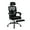 Black, variant on JOINSUN Ergonomic Office Chair - High Back Mesh, Reclining with Lumbar Support, Adjustable Headrest, Footrest & Padded Arms, Green